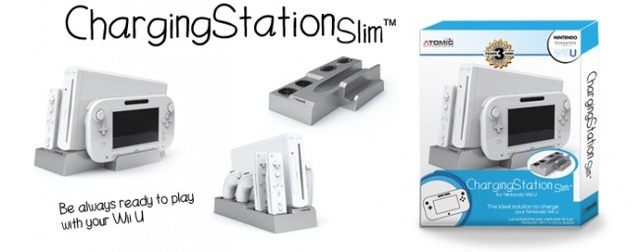 Charging Station Slim(Wii U本体と周辺機器が収納可能、ゲームパッドの充電も可)