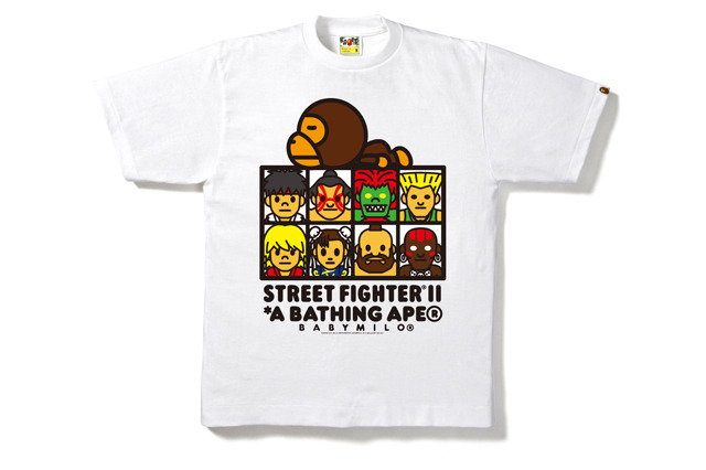 『ストリートファイターII』×「A BATHING APER」コラボTシャツ登場 ― TGC2012で先行販売