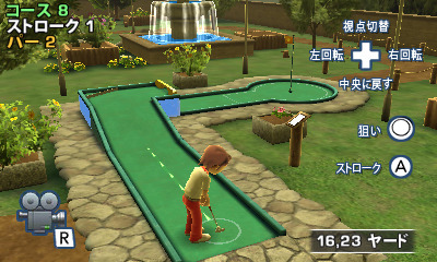 3DSで気軽にパターゴルフが楽しめる『Fun! Fun! Minigolf TOUCH!』 ― Miiも使用可能