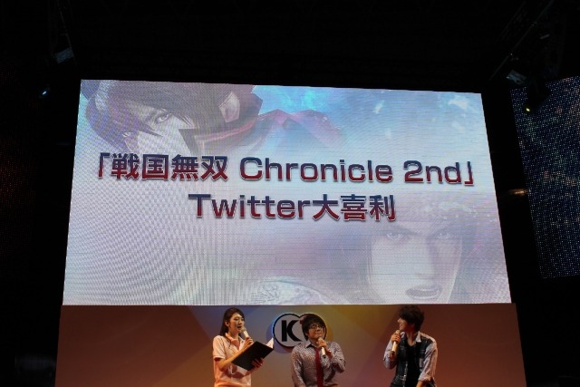 【TGS 2012】幸村＆高虎キャストも応援に駆けつけた『戦国無双 Chronicle 2nd』スペシャルステージ