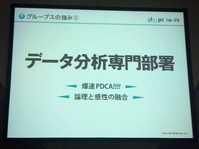 強み2 データ分析専門部署