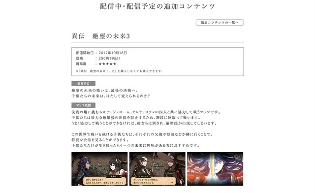 『ファイアーエムブレム 覚醒』物語は最後の決戦へ・・・「絶望の未来3」