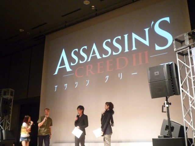 【UBIDAY2012】『アサシン クリード III』2人の主人公が生アフレコを披露 ― ダンテさんもゲスト登場