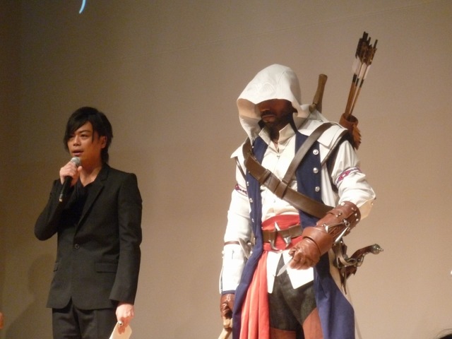 【UBIDAY2012】『アサシン クリード III』2人の主人公が生アフレコを披露 ― ダンテさんもゲスト登場