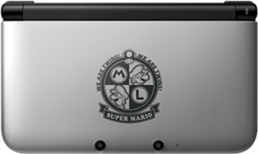 iQue 3DS XL 马力欧 银