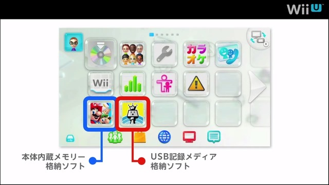 Nintendo Direct Usb記録メディアは2tbまで認識 接続の際にはフォーマット必須 Wii Uのデータ管理をチェック 1枚目の写真 画像 インサイド