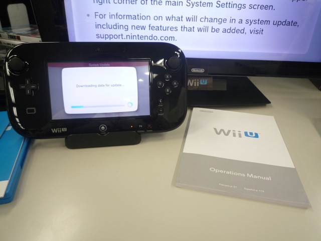 Wii U GamePadに進捗を示すバーとアイコンが表示される