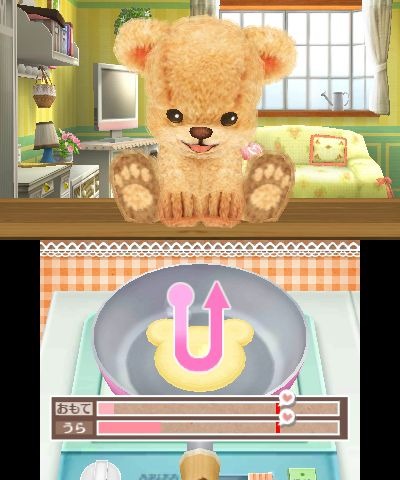 3DS『クマ・トモ』クマと友情を深めるゲーム ― プレイヤーのことを覚えて会話が広がる