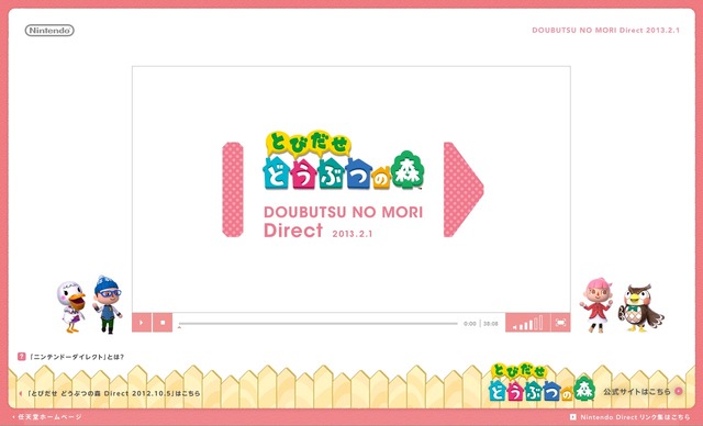 とびだせ どうぶつの森 Direct 2013.2.1