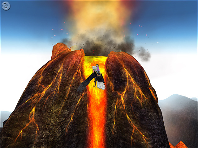 火山地帯にレッドドラゴン出現 マビノギ 3周年アップデート インサイド