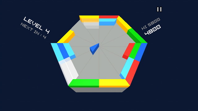 ブロックは、一瞬でも同じ色のブロックと接触させると消すことができます。