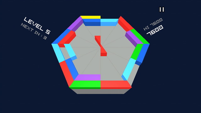 出現するブロックの色と数には様々なパターンがあり、同時に4つ出現することもあれば1つだけのことも。