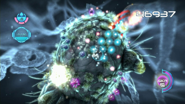 ウイルス殲滅シューティング『ナノアサルト ネオ』Wii Uで配信開始 ― GamePad単体プレイも可能