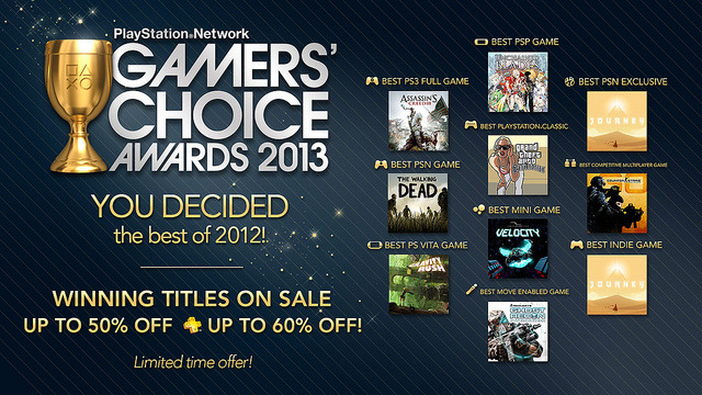 ゲーマーが選ぶ「2013 PSN Gamers' Choice Awards」受賞作品が発表！『風ノ旅ビト』他