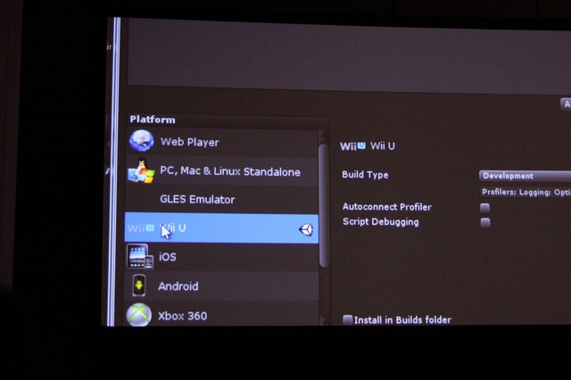 【GDC 2013】「Unity 4 for Wii U」が26日から提供開始・・・Unityで容易にWii U向け開発が可能に