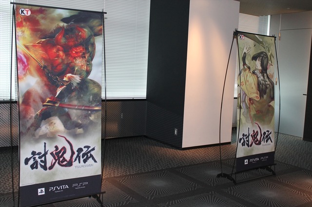『討鬼伝』オリジナルPS Vita本体やNPCのパネルも展示、クローズド体験会フォトレポ
