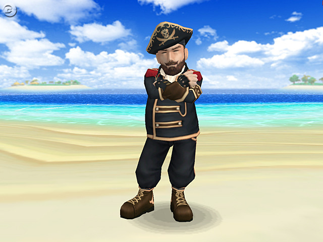 『パンヤ』「ガチャッとポンタ」に4人の海賊衣装を追加