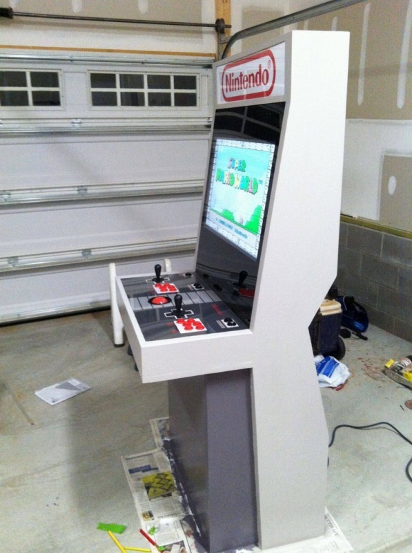 ファミコン風アーケード筐体