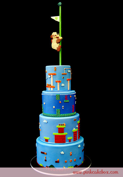 25th Anniversary Super Mario Brothers Cake