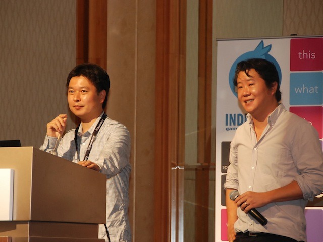 SCEジャパン・アジア の永野英太郎氏（左）と、ラットループアジアのTan Sian Yue氏（右）
