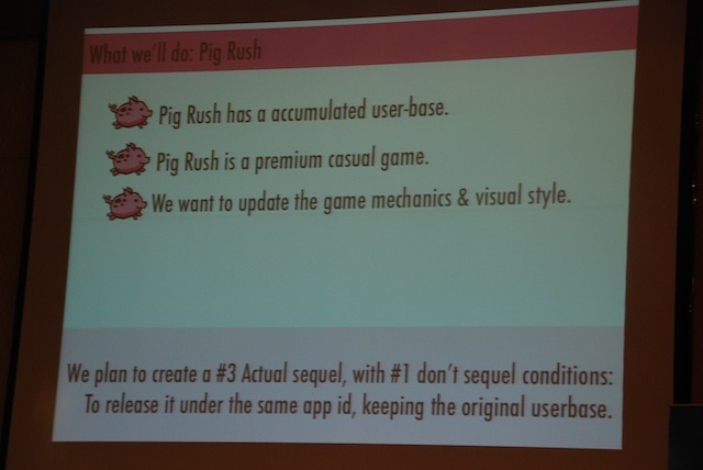 【カジュアルコネクトアジア2013】あなたのゲームをブランドにする4つの方法・・・『Pig Rush』開発者が語るアプリ市場の傾向と対策