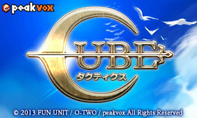 『peakvox CUBE タクティクス』ロゴ