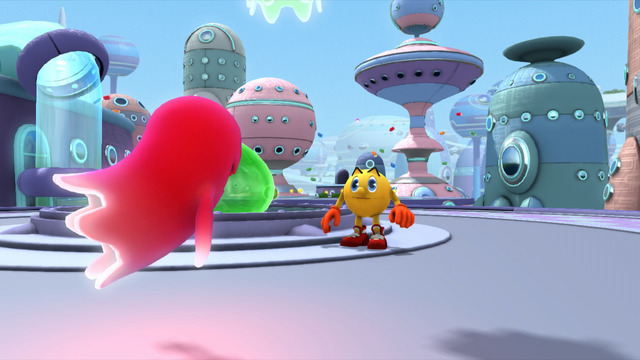 『PAC -MAN and the Ghostly Adventuresand』ゲーム画面