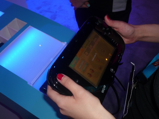 デモバージョンでのWii U GamePadは主にコレクト画面として活用
