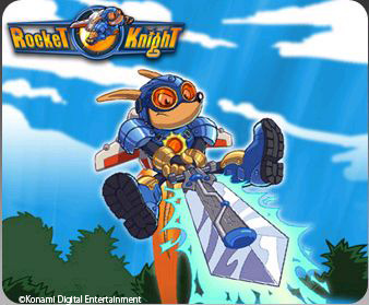 『Rocket Knight』タイトル画面