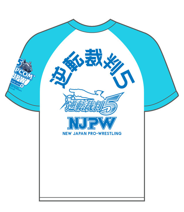 逆転裁判5×NJPW コラボTシャツ（後）