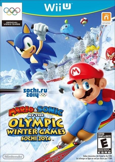 『Mario & Sonic at the Sochi 2014 Olympic Winter Games』海外版パッケージ