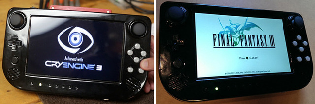 PC版『Crysis 2』（左）とOUYAでの『ファイナルファンタジーIII 』（右）