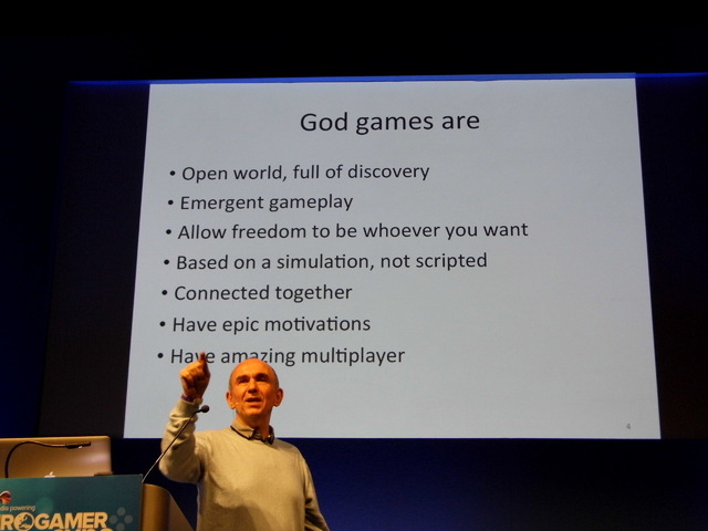 EUROGAMER EXPO: ピーター・モリニューは何故God-Gameを作り続けるのか？ ―  デベロッパーセッションレポート