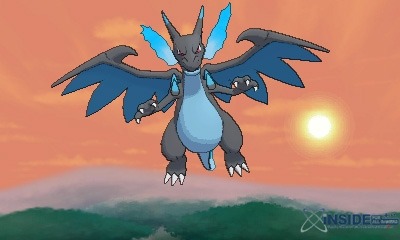 『ポケットモンスターＸ・Ｙ』身体は黒く、炎は青く変化したメガリザードンのもう1つの姿が明らかに