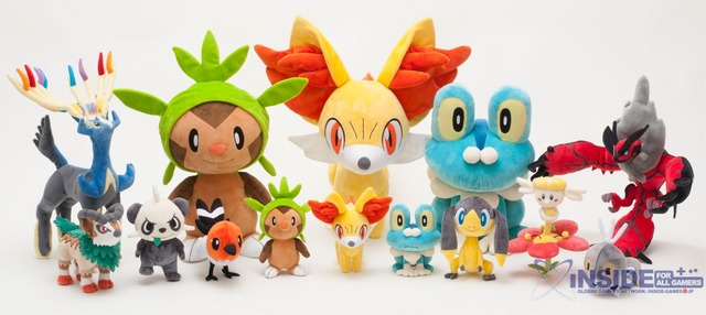 ポケモンセンターにて『ポケットモンスターＸ・Ｙ』のぬいぐるみやクリアファイルなど新商品が続々登場