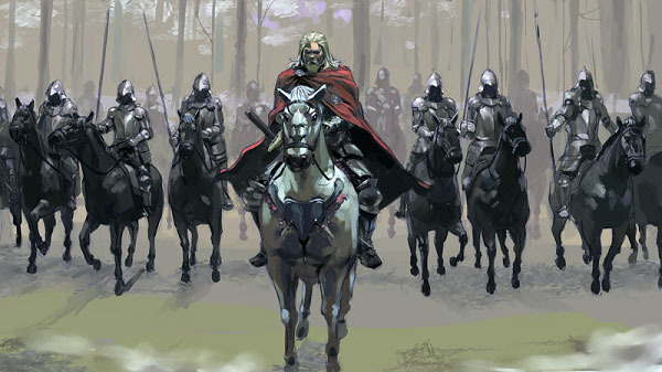 アートワーク「王と騎士団」
