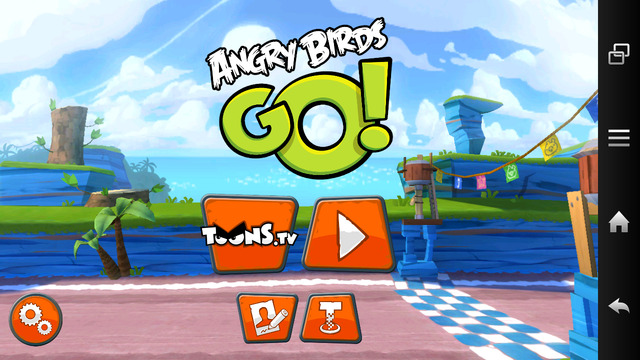 『Angry Birds Go!』タイトル画面