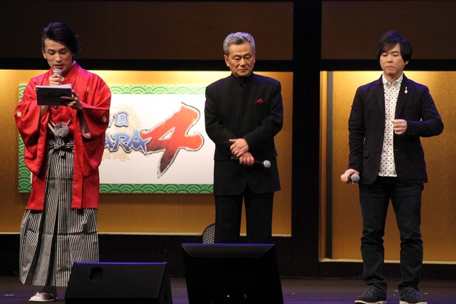 森田成一さん（左）、池田秀一さん（中央）、保志総一朗さん（右）
