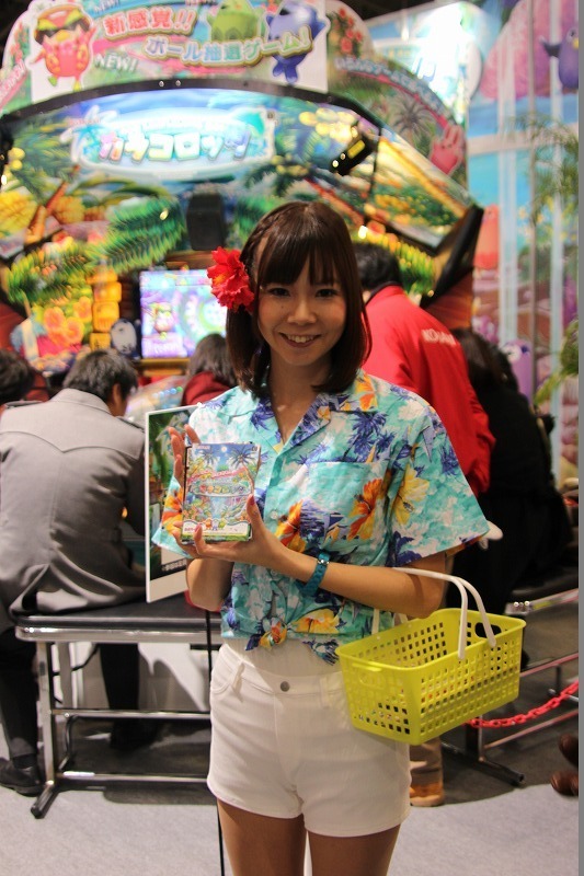 【JAEPO 2014】会場を彩るコンパニオンのお姉さまをチェック「やっぱりゲーセンは、楽しい！」