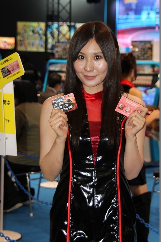 【JAEPO 2014】会場を彩るコンパニオンのお姉さまをチェック「やっぱりゲーセンは、楽しい！」