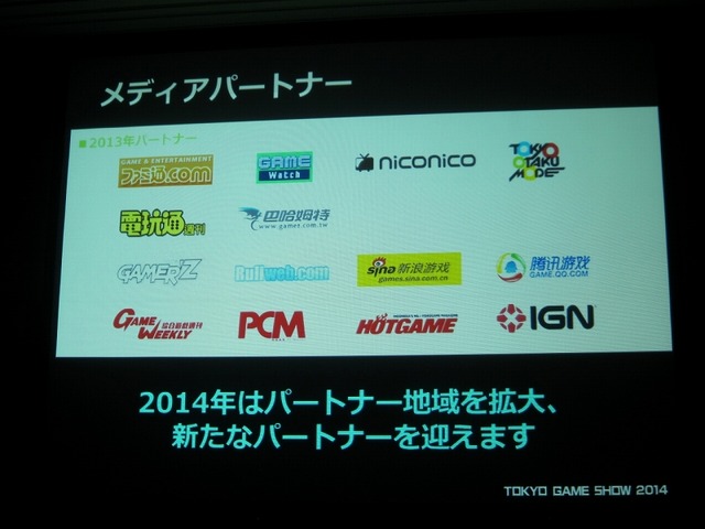 「GAMEは変わる、遊びを変える。」をテーマに東京ゲームショウ2014は9月18日から21日まで開催