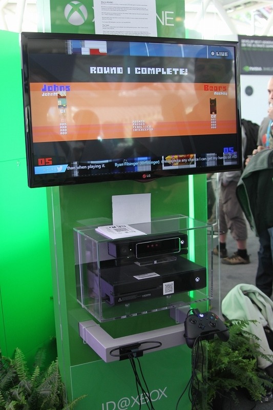 【GDC 2014】無料ドリンク提供中、Xbox Oneタイトルも遊べる「Microsoft Lobby Bar」で一休み?