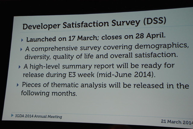 【GDC 2014】20周年を迎えたIGDAが、新たにゲーム開発者の満足度調査を開始～年次総会レポート