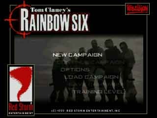 『RAINBOW SIX』タイトル画面