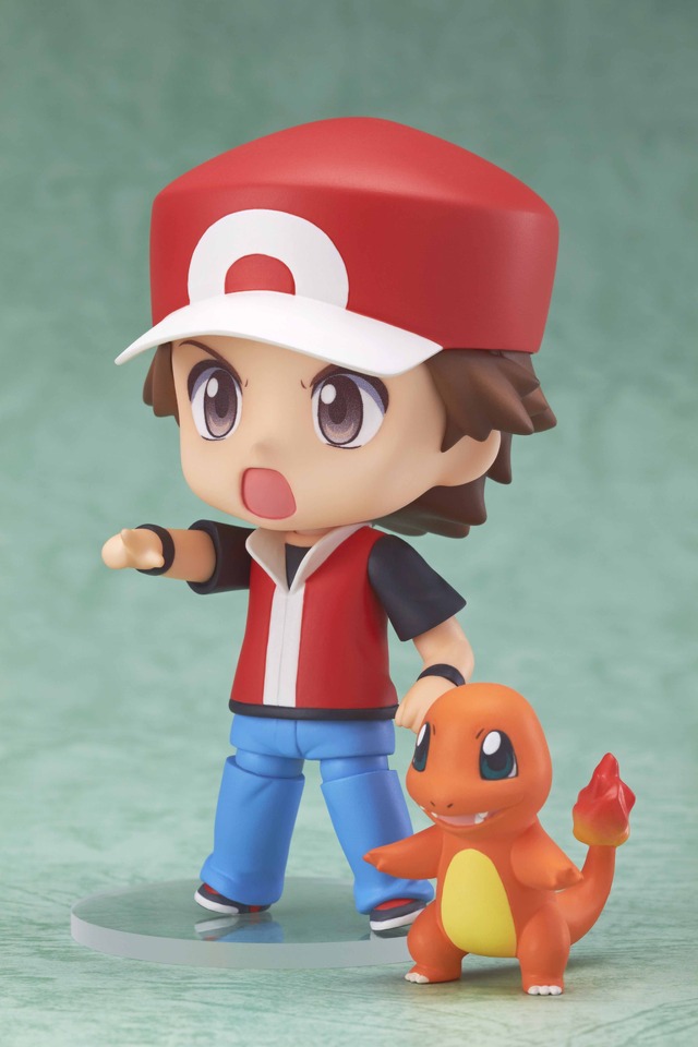 伝説のポケモントレーナー「レッド」が「ねんどろいど」に登場、「ポケモンセンター」で予約受付中