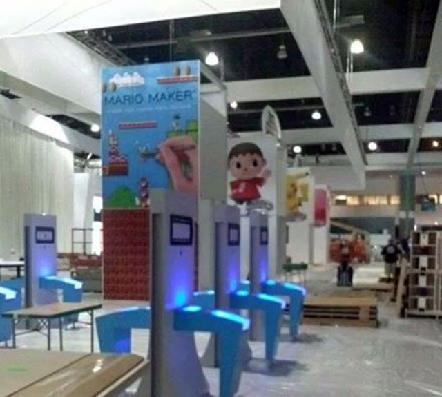 任天堂、E3 2014で新作『マリオメーカー』を発表か ― 会場内を撮影したらしきイメージが浮上
