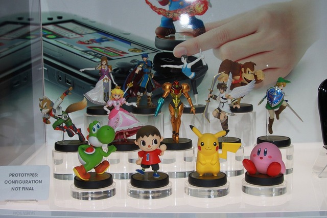 【E3 2014】ゲームを楽しくする任天堂のフィギュア「amiibo」の現物をチェック