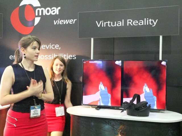 【E3 2014】VR機の新たな対抗馬！？スマートフォンを利用した4way HMD「Cmoar Personal Viewer」