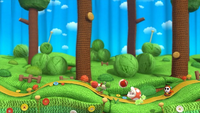 【E3 2014】可愛らしい世界観でヨッシーの大冒険、Wii U『毛糸のヨッシー』