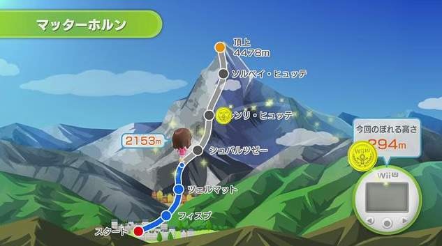 『Wii Fit U』でお遍路やマッターホルン登頂にチャレンジしよう ─ 更新データVer.1.3.0でコース追加